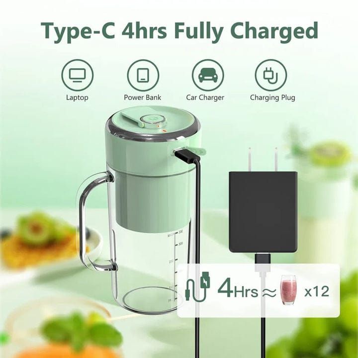Mini Rechargeable Straw Glass Juicer