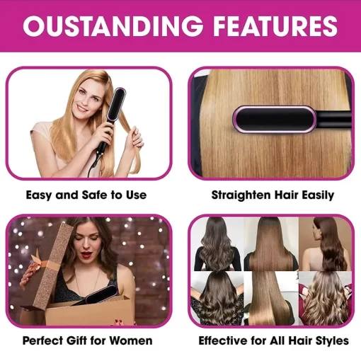 SmartMart® 2-in-1 HAIR STRAIGHTENER COMB SmartMart®